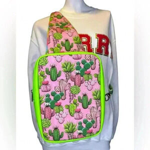 Cactus unique Playful Sling Backpack.